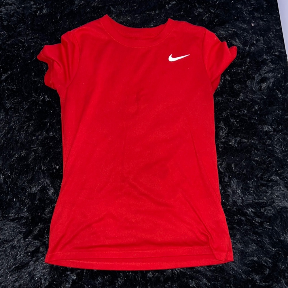 Red Nike dry fit